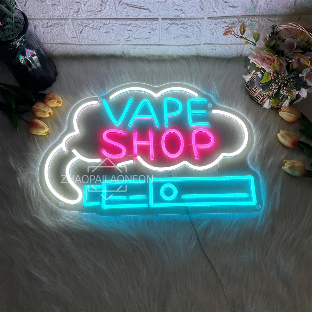 Vaping Shop - VAPE SHOP Светодиодная неоновая вывеска Настенная