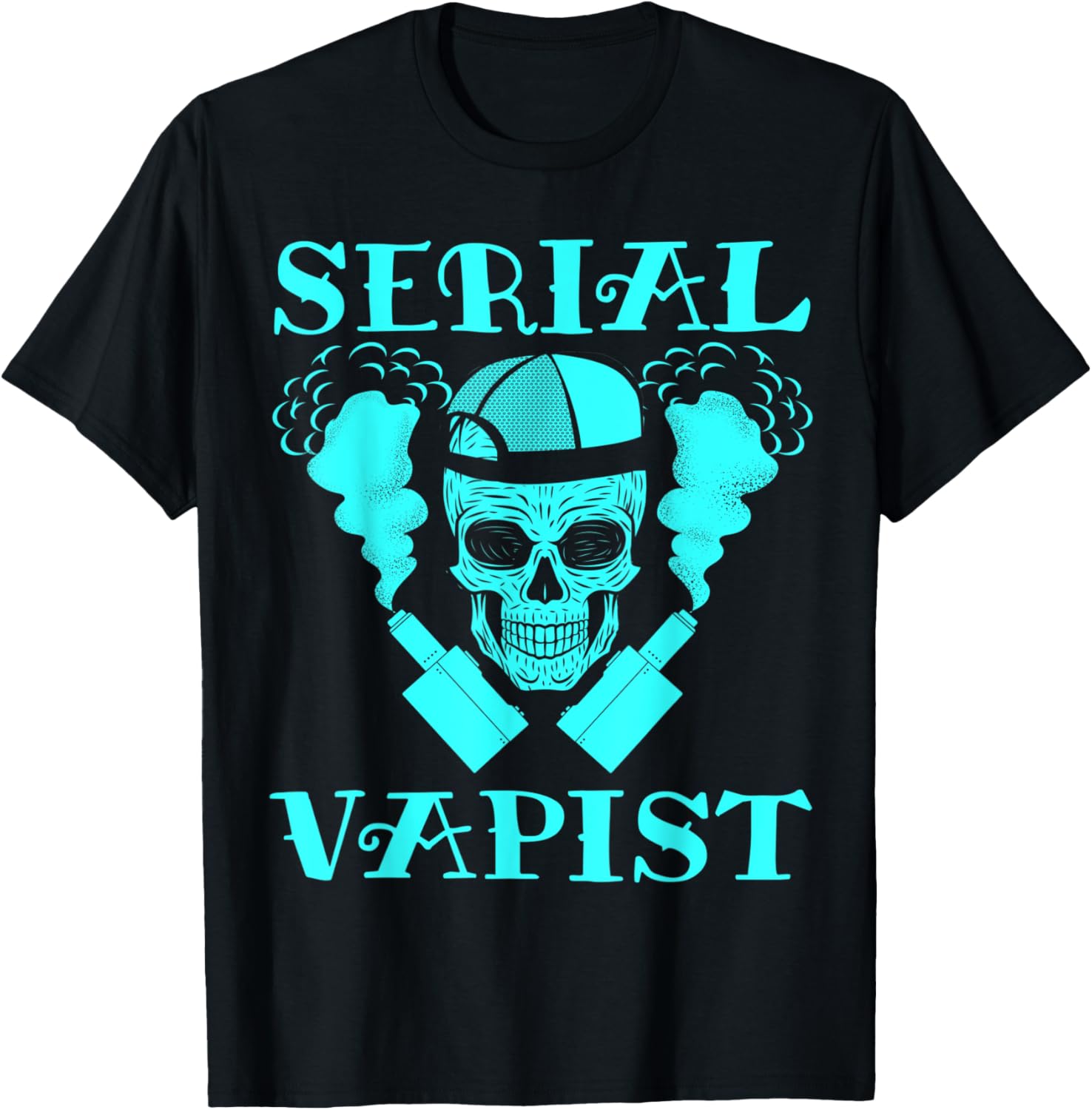 Vaping Shop - Футболка Serial Vapist Skull Vaping E