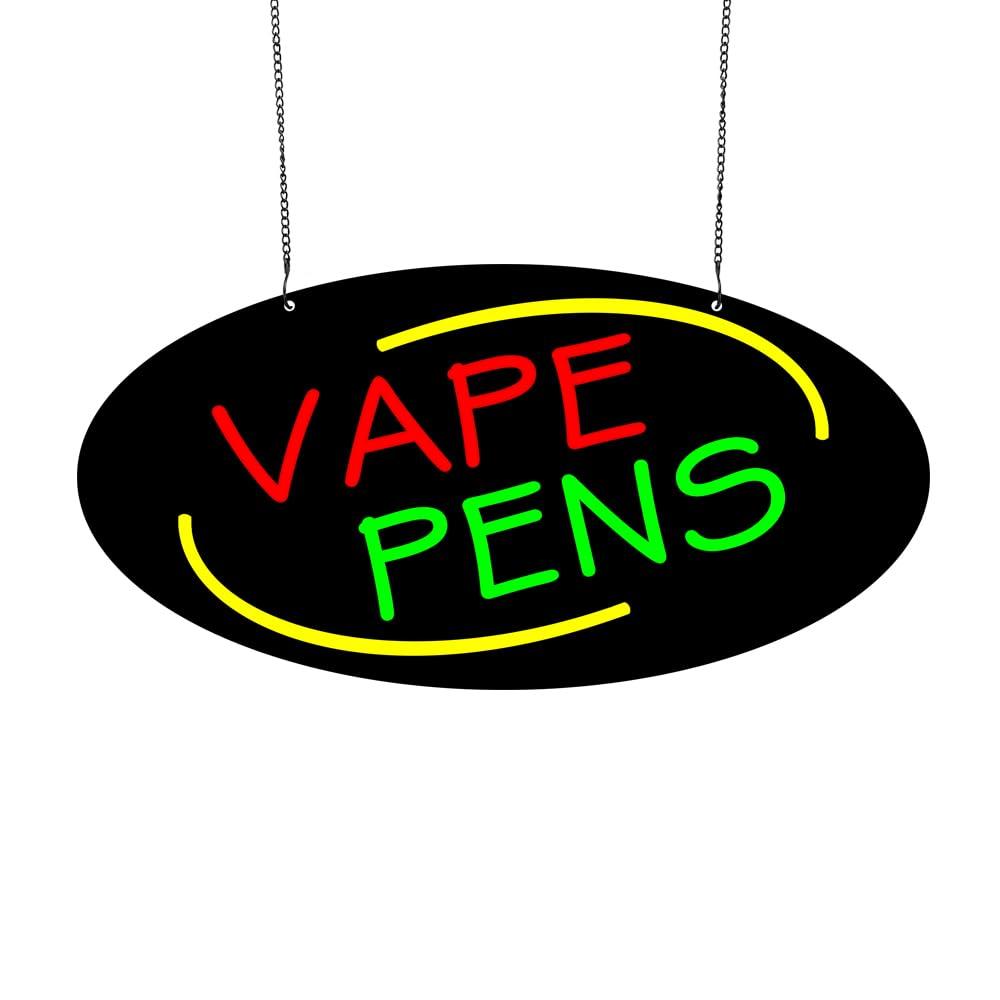 Vaping Shop - Неоновая вывеска Vape Pens с регулируемой
