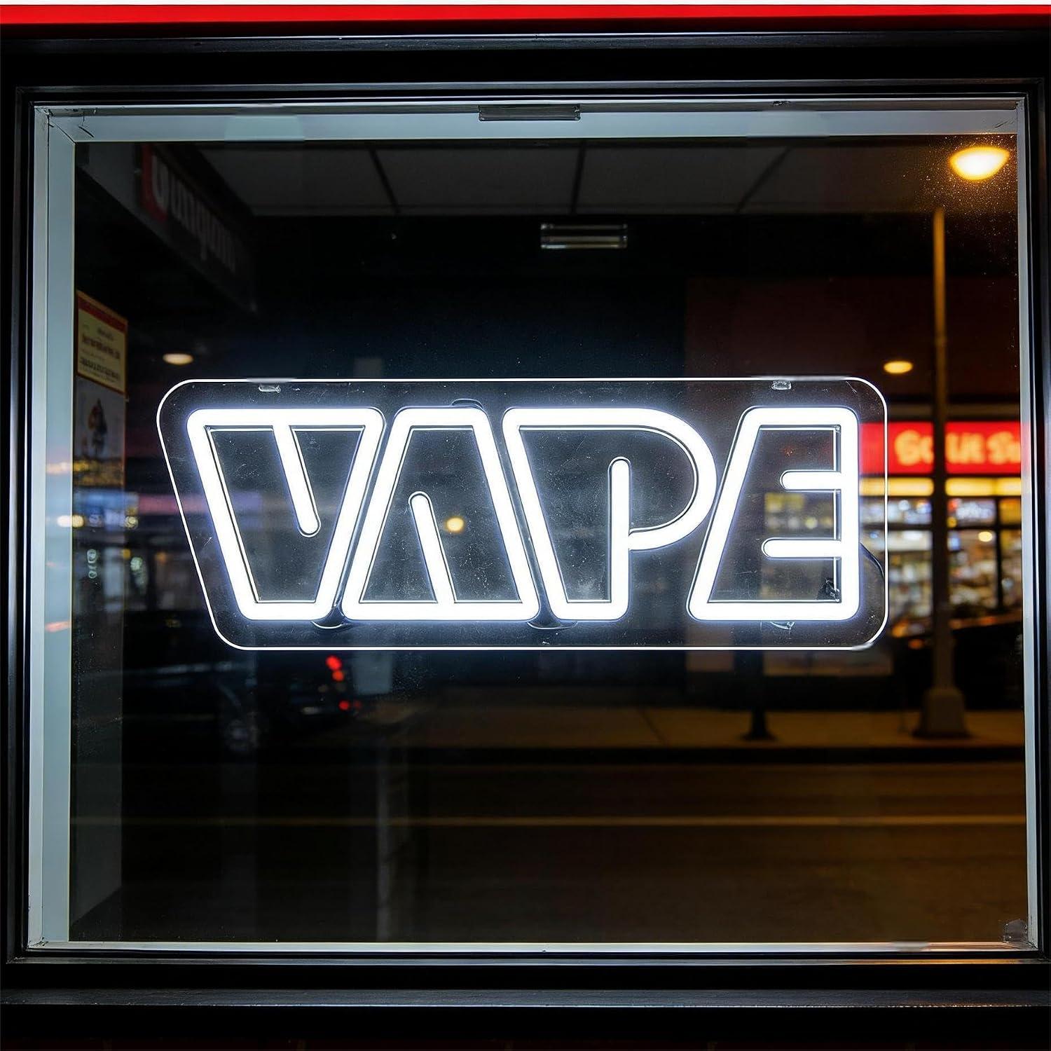 Vaping Store - Неоновая вывеска VAPE с USB-питанием и