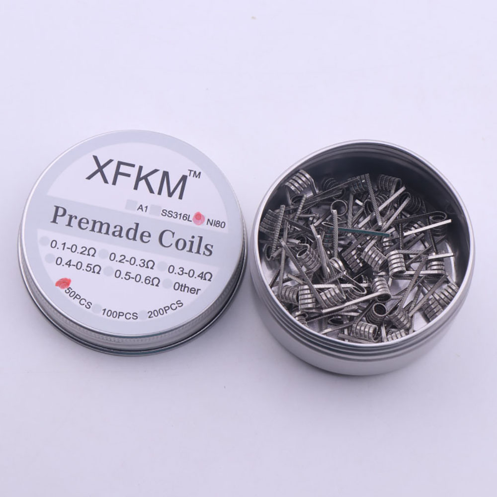 Clapton Wire Pre Built - Предварительно подготовленная катушка NI80 50/100 с
