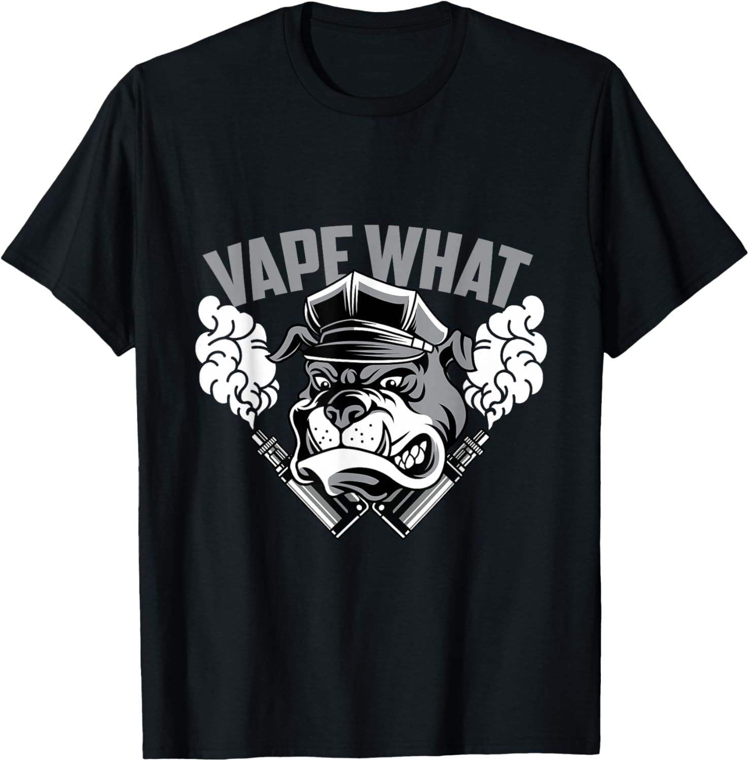 Vaping Shop - Мужская хлопковая футболка с круглым вырезом