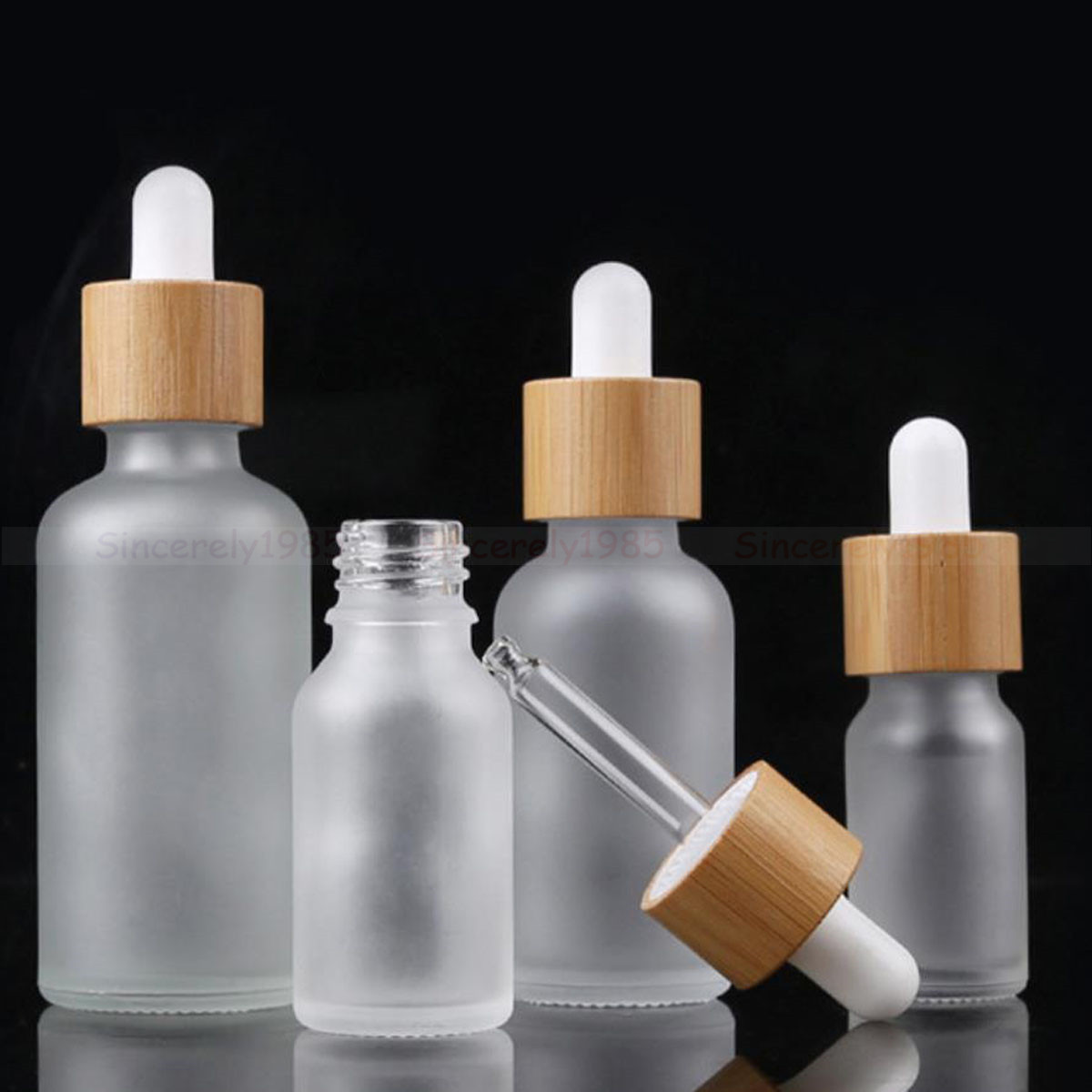 Juice Bottle Dropper - 5X 10X Матовые прозрачные белые стеклянные