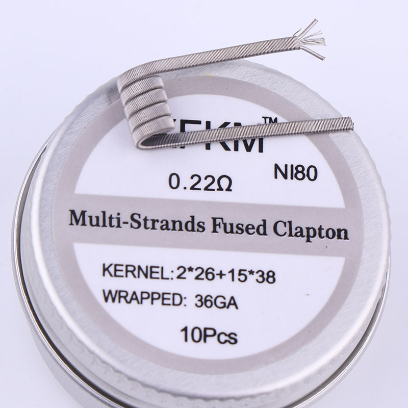 Clapton Wire Pre Built - Новинка XFKM 10 шт./кор. NI80 высокоплотные