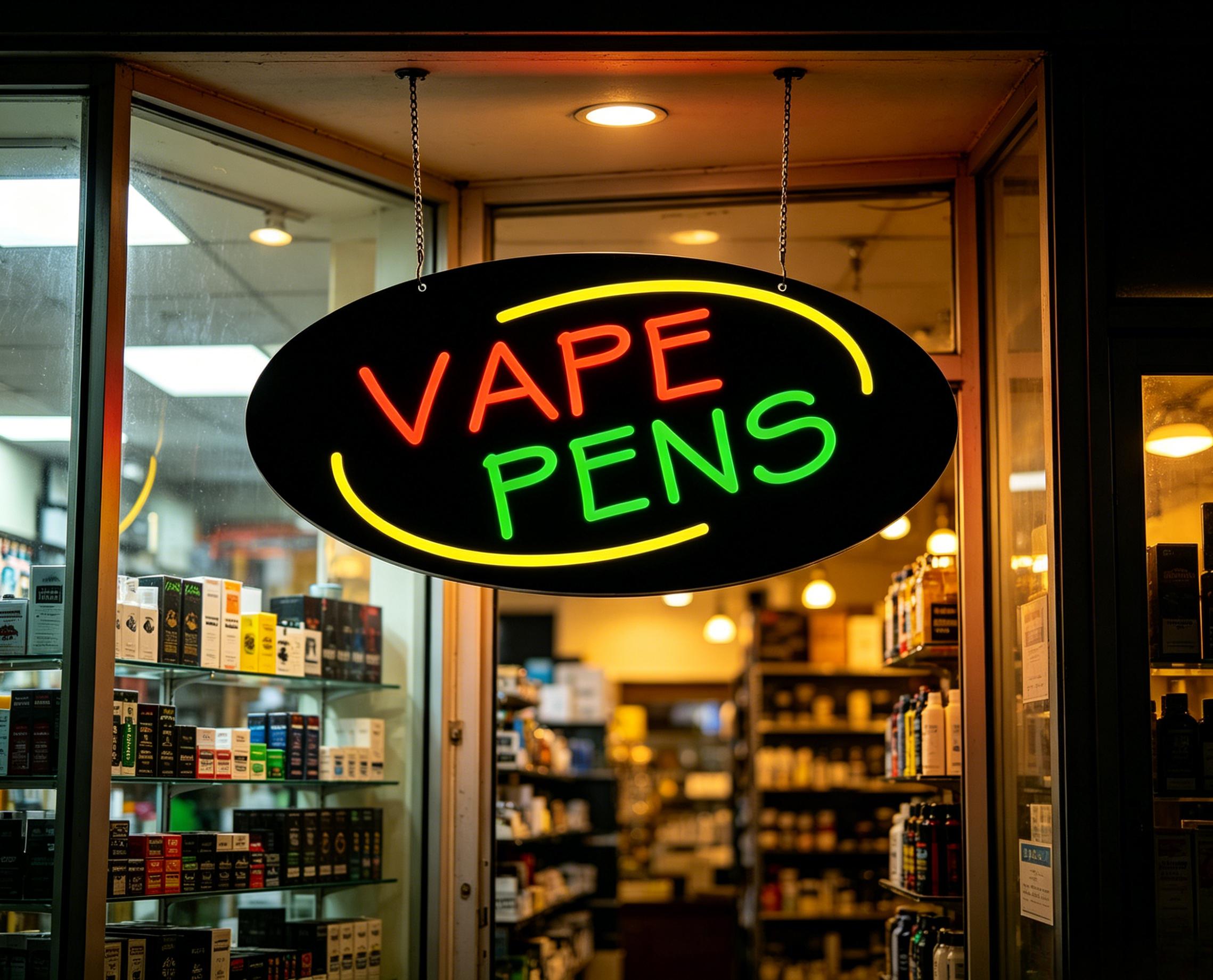 Неоновая вывеска Vape Pens с р – обзор и цена Vaping Shop