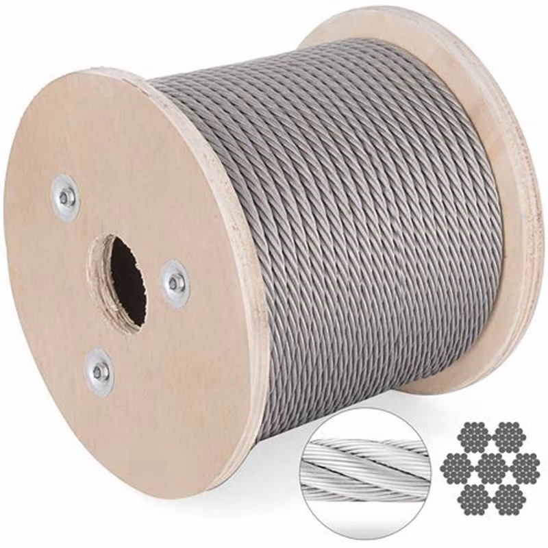 Трос 7X19 Диаметр 3,18 мм 3,2  – обзор и цена Stainless Wire Ss316