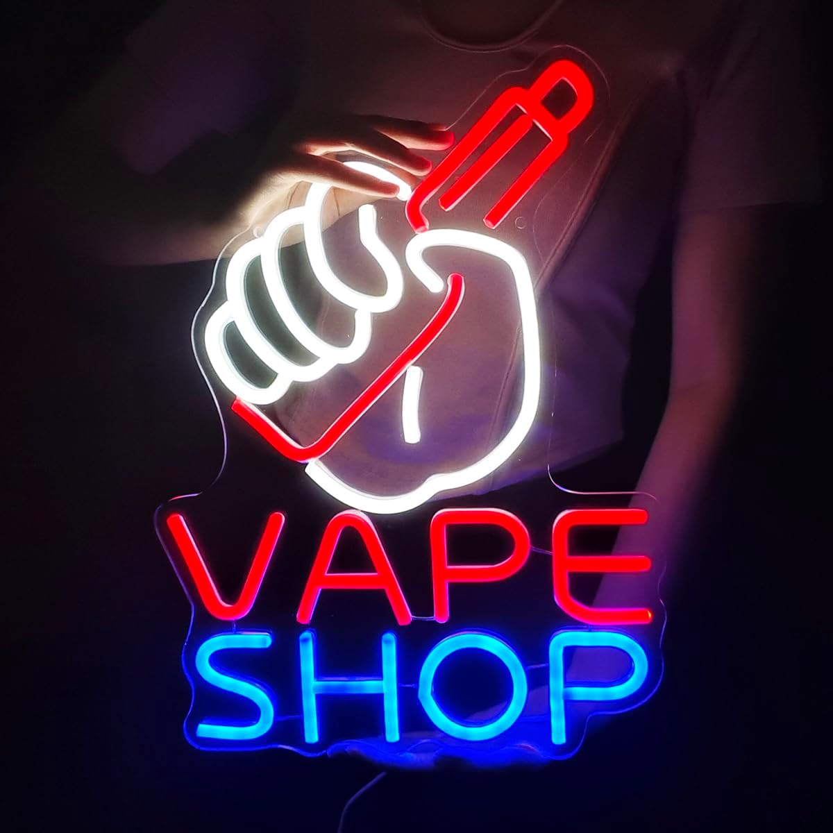 Неоновая вывеска VAPE Shop для – обзор и цена Vaping Store